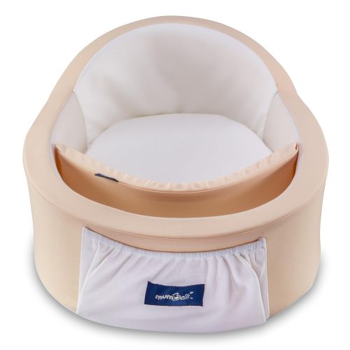  MUMBELL Mumbelli  The only Womb-Like and Adjustable Infant Bed; Patented Design (Peach). Light Weight for Easy Travel, Perfect for Lounging, Resting or co Sleeping. Reflux Wedge and Carry