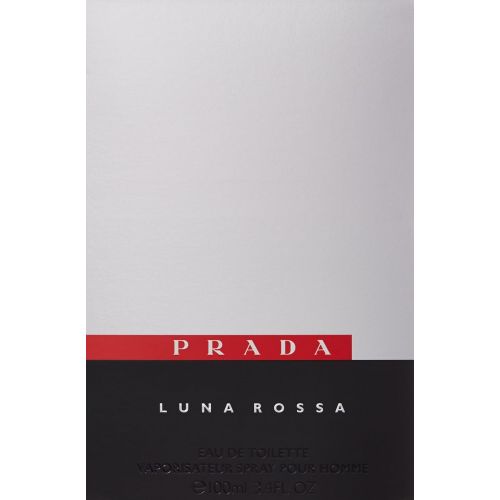 프라다 Prada Luna Rossa Eau de Toilette Spray for Men, 3.4 Ounce (Packaging may vary)