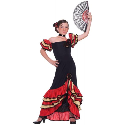  Forum Novelties Flamenco Girl Childs Costume, Medium