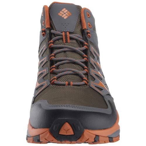 컬럼비아 Columbia Mens WAYFINDER MID Outdry Hiking Boot, nori, bright copper, 10.5 Regular US