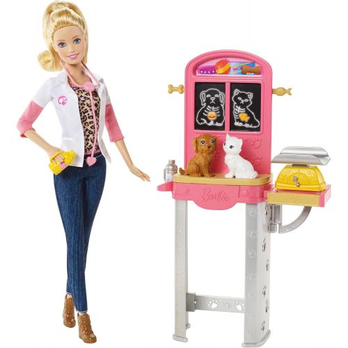 바비 Barbie Careers Pet Vet Doll and Playset