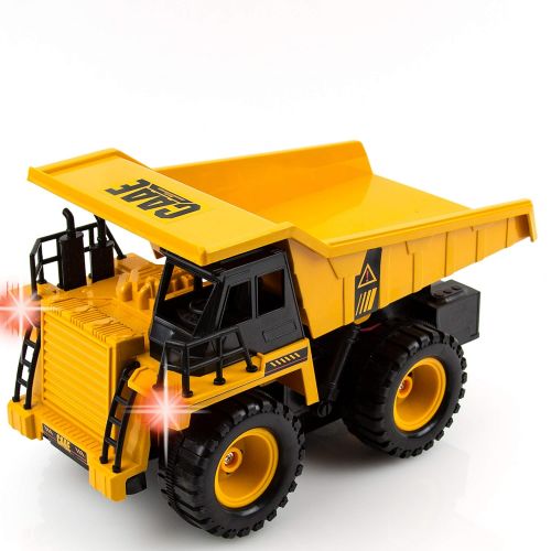  Toysery Remote Control Excavator Toy Truck for Kids | Full Functional RC Construction Tractor | Engineering Excavator Toy for Kids
