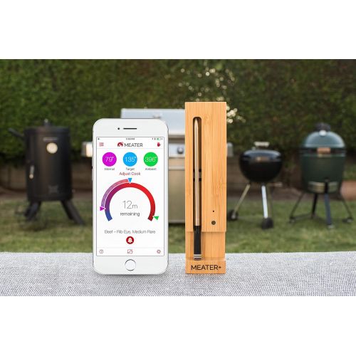  [아마존 핫딜] New MEATER+165ft Long Range Smart Wireless Meat Thermometer for the Oven Grill Kitchen BBQ Smoker Rotisserie with Bluetooth and WiFi Digital Connectivity