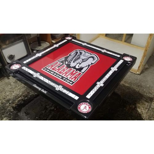  Alabama Crimson Tide Domino Table by Domino Tables by Art