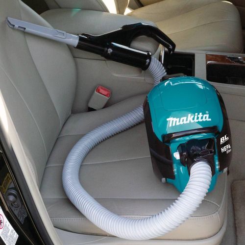  Makita DCL501Z 18V LXT Lithium-Ion Brushless Cordless Cyclonic Canister HEPA Filter Vacuum, Tool Only