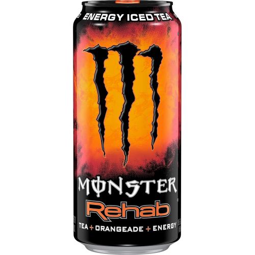  Monster Energy Rehab Tea + Orangeade + Energy, Energy Iced Tea, 15.5 Ounce