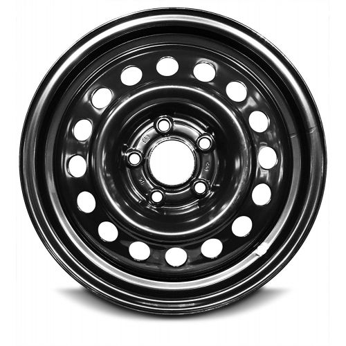  Road Ready Car Wheel For 2010-2013 Ford Transit 15 Inch 5 Lug Black Steel Rim Fits R15 Tire - Exact OEM Replacement - Full-Size Spare