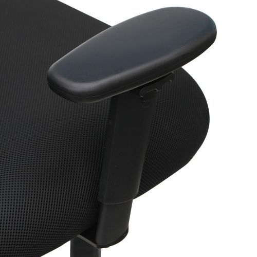  Alera ALEMX4517 Merix Series Mesh Big/Tall Mid-Back Swivel/Tilt Chair Black