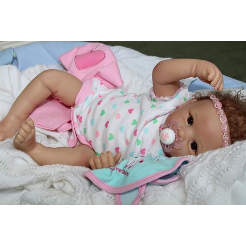  The Ashton-Drake Galleries Mommy Loves ME! - Feel her Breathe! 19Inch Collectors Baby Girl Doll + 2 Outfits