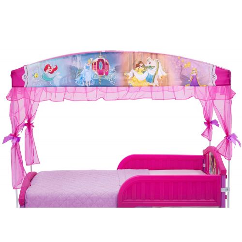  [아마존베스트]Delta Children Canopy Toddler Bed, Disney Princess