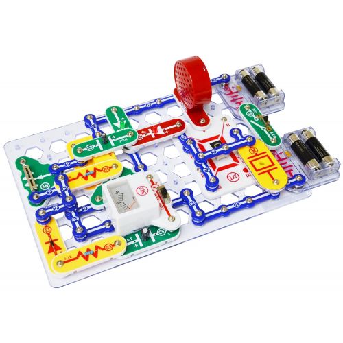  Snap Circuits PRO SC-500 Electronics Exploration Kit | Over 500 STEM Projects | 4-Color Project Manual | 75+ Snap Modules | Unlimited Fun