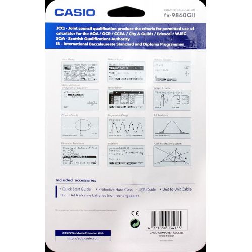 카시오 [무료배송]Visit the Casio Store 2CA0745 - Casio FX-9860GII Graphing Calculator