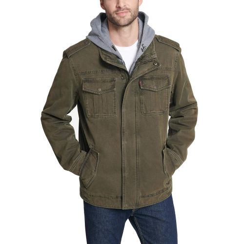 리바이스 Levi's Levis Mens Four-Pocket Hooded Jacket