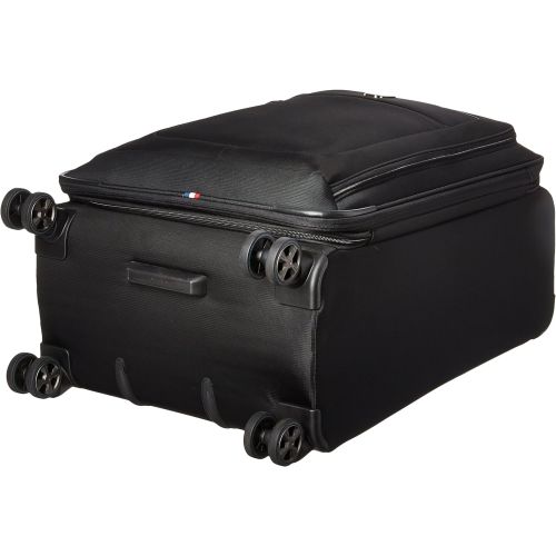  DELSEY Paris Hypergilde Softside Expandable Luggage with Spinner Wheels, Black
