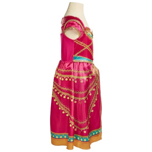  Aladdin Disney Jasmine Dress Costume Pink Fuchsia Outfit