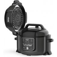 Ninja Foodi 1400-Watt Multi Cooker, Pressure Cooker, Steamer & Air Fryer w TenderCrisp Technology, Pressure & Crisping Lid, 6.5 Qt Pot (OP301), BlackGray