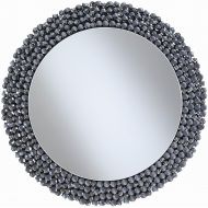 Coaster Home Furnishings Coaster Contemporary Silver Round Wall Mirror