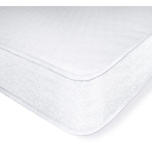  Colgate 2-N-1 Orthopedic Crib and Toddler Mattress - 51.6 L x 27.2 W x 6 H, Innerspring Duel Firmness with Waterproof Cover, Hypoallergenic, Made in the USA