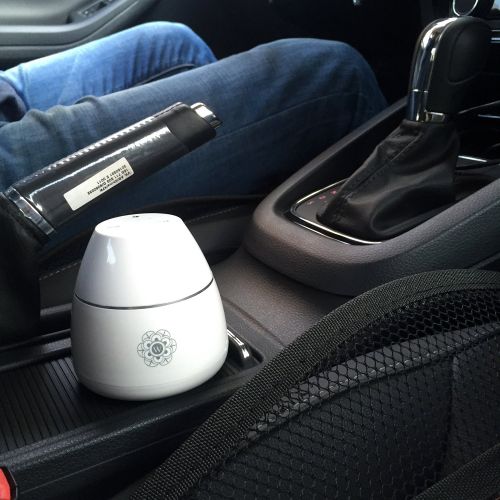  Wotvo Portable USB Rechargeable Essential Oil Diffuser Waterless,Athermal Aroma Nebulizer Home Car Travel & Office