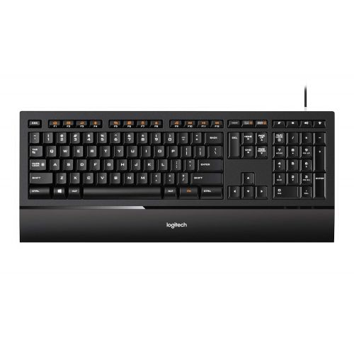로지텍 Logitech Illuminated Ultrathin Keyboard K740 with Laser-etched Backlit Keyboard and Soft-touch Palm Rest