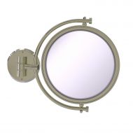 Allied Brass WM-4/5X 8 Inch Wall Mounted 5X Magnification Make-Up Mirror, Polished Nickel