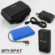 SpySpotGPS Tracker Spy Spot 2017 Upgraded 3G GL300W Portable Real Time Live Micro Tracker with Extended Battery and Magnetic Solar Net Weatherproof Case