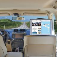 [아마존베스트]TFY Car Headrest Mount Holder Only Compatible with iPad Pro 12.9 inch 2016 Version, Black
