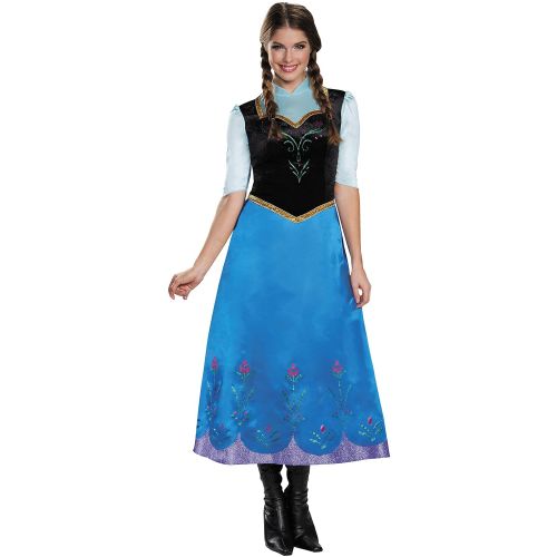  Disguise Womens Frozen Anna Traveling Deluxe Costume