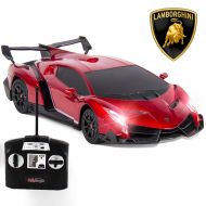 Haktoys Licensed Lamborghini Veneno Roadster 1:14 Scale RC Sports Car Realistic Car Sound & Detailed Design | HeadRear Lights | Slide-UpScissor Doors|Battery Operated & Pre-Assem