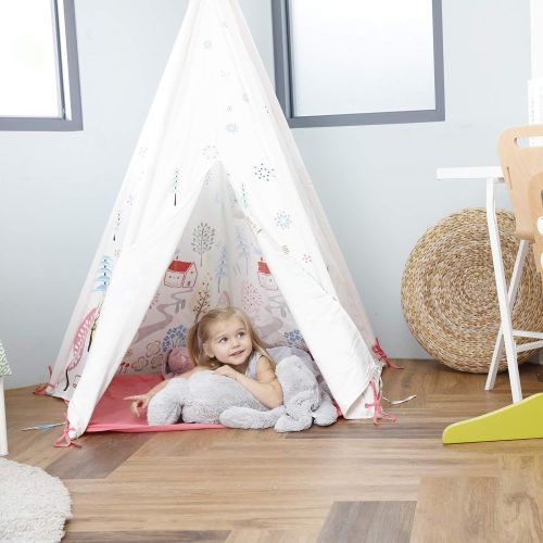  SagePole Act-003 Play Tent, Norwegian WoodPink, 59 x 51