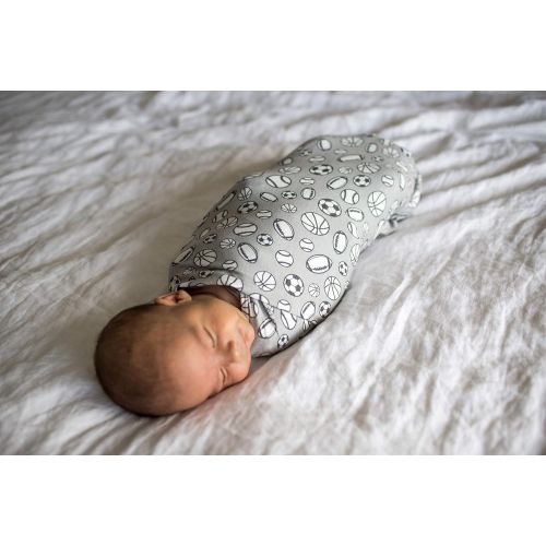  Large Premium Knit Baby Swaddle Receiving BlanketChamp by Copper Pearl