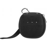 Bose SoundLink Micro Waterproof Bluetooth speaker (Midnight Blue) with AmazonBasics Case (Orange)