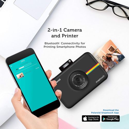 폴라로이드 Polaroid SNAP Touch 2.0  13MP Portable Instant Print Digital Photo Camera w/ Built-In Touchscreen Display, Black