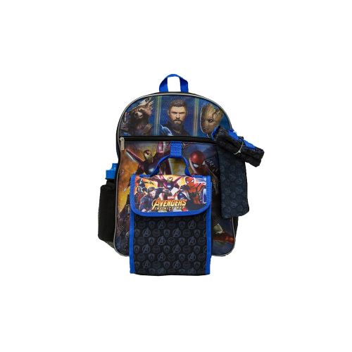 마블시리즈 Marvel Avengers Infinity War 5 Pc Set Backpack Backpack