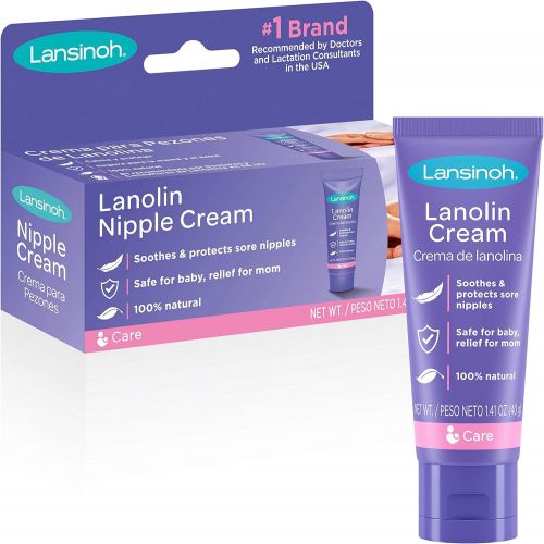 란시노 Lansinoh Lanolin Nipple Cream for Breastfeeding, 1.41 Ounces