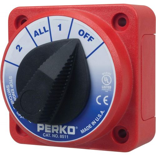  Perko 8511DP Compact Marine Battery Selector Switch