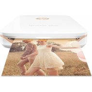 HP Sprocket Plus Instant Photo Printer, Print 30% Larger Photos on 2.3x3.4 Sticky-Backed Paper  White (2FR85A)