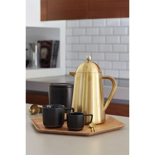  La Cafetiere Bearbeitet 1200ml Brushed Gold Le Teapot, Brown