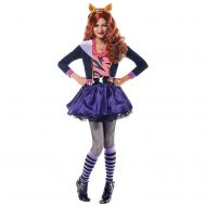 Monster High Clawdeen Wolf Halloween Costume Deluxe for Girls, Medium, with Included Accessories, by Amscan