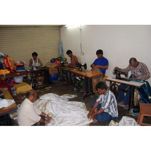  Indian Selections Lavender Tie Top Sheer Sari CurtainDrape  Panel - 80W x 120L - Piece
