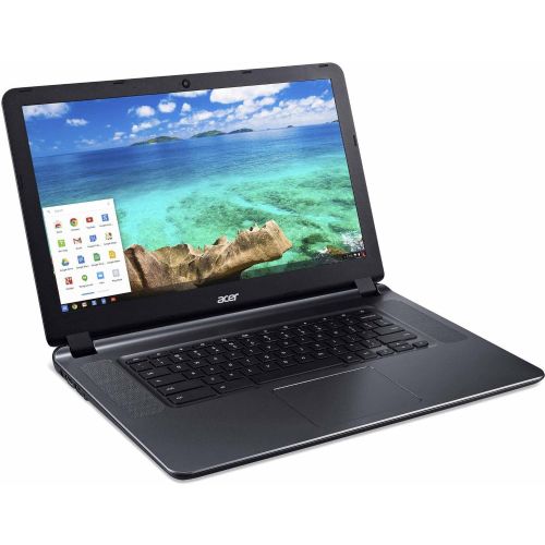 에이서 Acer Flagship CB3-532 15.6 HD Premium Chromebook - Intel Dual-Core Celeron N3060 up to 2.48GH.z, 2GB RAM, 16GB SSD, Wireless AC, HDMI, USB 3.0, Webcam, Chrome OS (Certified Refurbi