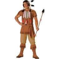 Fun World InCharacter Costumes, LLC Mens Indian Brave Costume with Fringe Detail