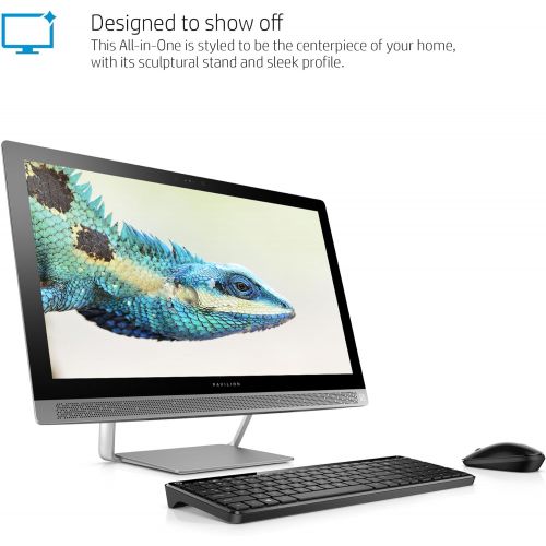 에이치피 Visit the HP Store HP Pavilion 24-b010 23.8 All-In-One Desktop (AMD A9-9410, 8GB RAM, 1TB HDD, Windows 10 Home)