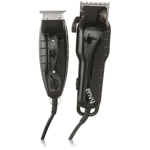  Andis Stylist Combo Envy Clipper + T-Outliner Trimmer Black Combo Haircut Kit 66280