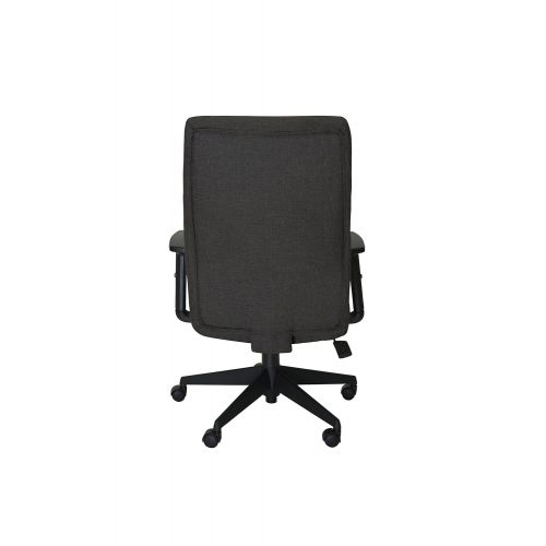 Serta Style Amy Office Chair, Dark Gray Linen Fabric