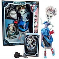 Mattel Year 2012 Monster High Once Upon a Time Story Series 11 Inch Doll Set - Frankie Stein as Threadarella with Purse, Hairbrush and Storybook Cover Shot
