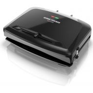 George Foreman Rapid Grill Series, 5-Serving Removable Plate Electric Indoor Grill and Panini Press, Black, RPGV3801BK