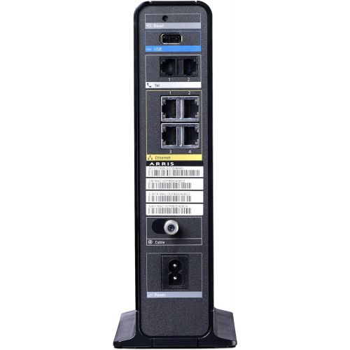  ARRIS DOCSIS 3.0 Residential Gateway with 802.11n 4 GigaPort Router 2-Voice Lines Certified with Comcast (TG862G-CT)