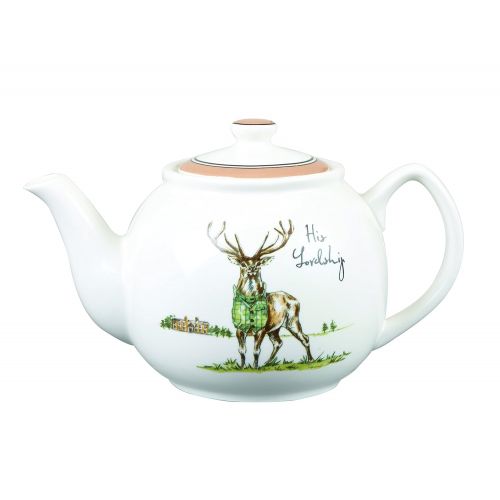  Churchill Country Pursuits Tea for Two Fine China Gift Teapot and Cups Set