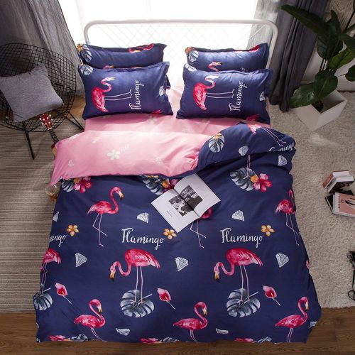  QianQianStore Bedding Set Summer Fruit Duvet Cover Queen King Nordic Style Bedding Bed Linen Grey Flat Sheet Blue Bedclothes Super King bedset,meilixinqing,Super King